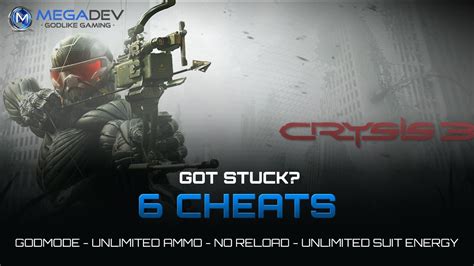 Crysis Cheats Godmode Unlimited Ammo Trainer By Megadev Youtube