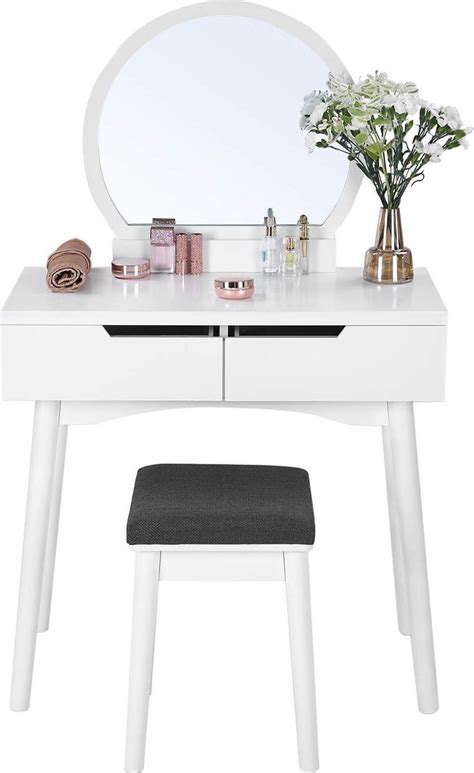 Moderne Make Up Cosmetica Visagie Tafel Met Spiegel Meisjes