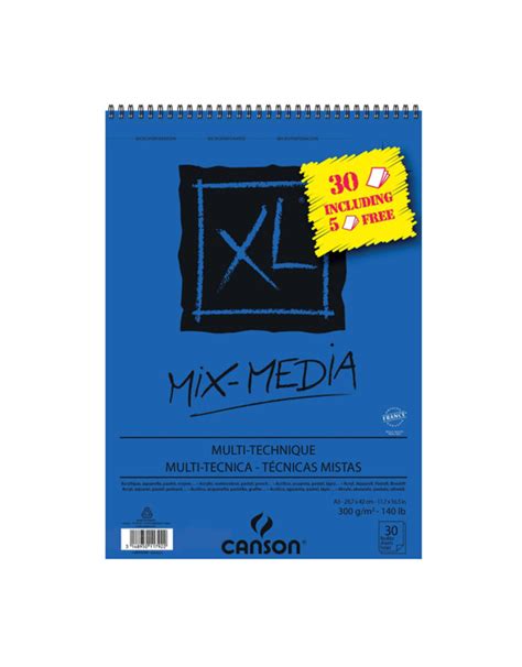 Canson Mix-media XL A3 300gr 30+5gratis - Hobby Kiekeboe