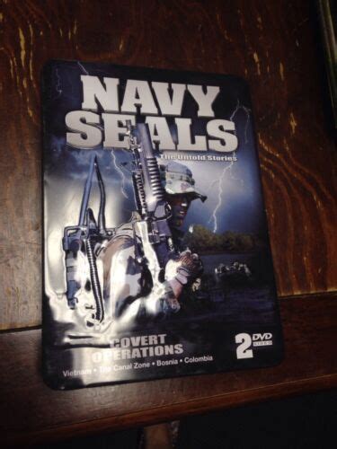 Navy Seals The Untold Stories Dvd Disc Set Tin Box Bnd