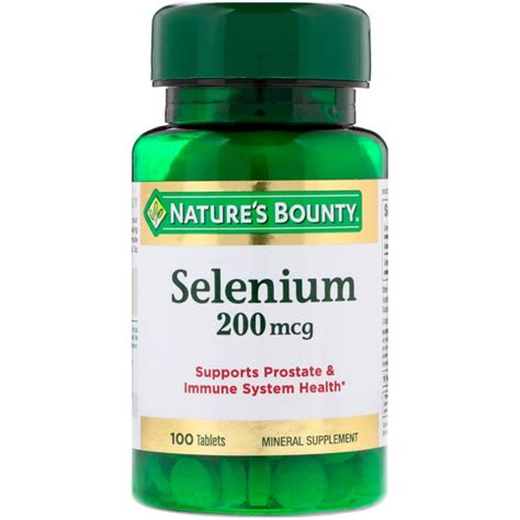 Nature S Bounty Selenium 200 Mcg 1Source