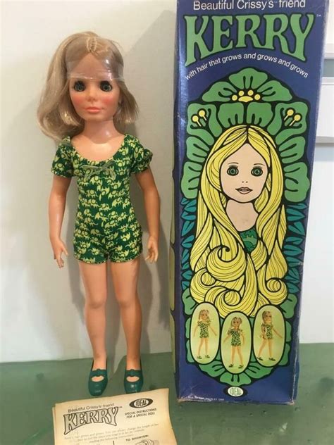 Ideal Vtg Kerry Grow Hair Doll Crissy New All Orig Box Booklet