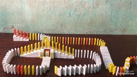 Domimo Artists 2 Amazing With Domino Tricks 1000 Dominoes Xếp