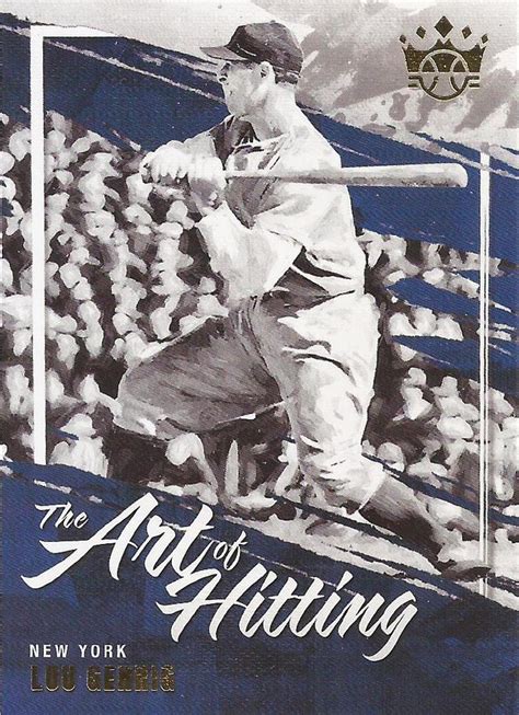 2022 Panini Diamond Kings The Art Of Hitting AH 4 Lou Gehrig