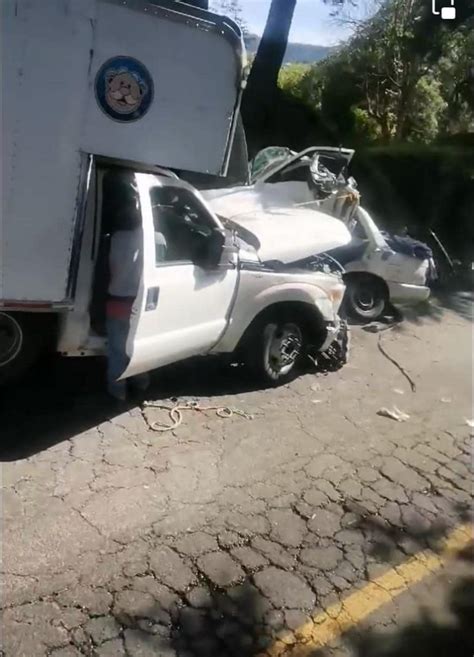 Accidente En La Carretera Marquesa Tenango Lesionados Fueron Trasladados Vía Aérea La