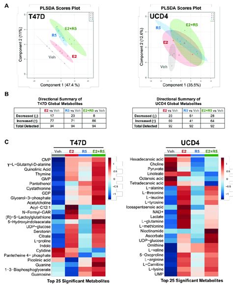 Estrogens And Progestins Alter Global Metabolites In T D And Ucd