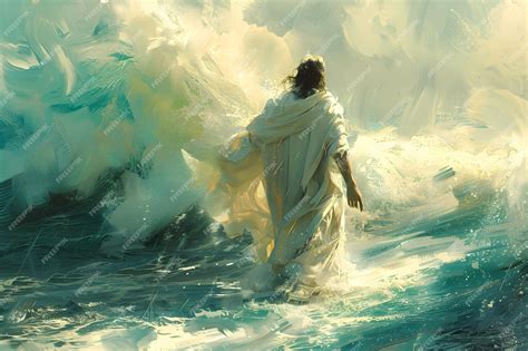 E Se Ele Nao Quiser Fazer O Mar Se Acalmar - Jesus caminha sobre a água e acalma o mar como na Bíblia | imagem ...