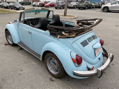 1971 Vw Beetle Convertible Light Blue Apache Automotive