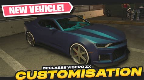 Customising The New HSW Declasse Vigero ZX In GTA Online Criminal