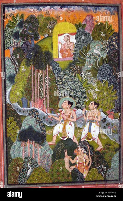 Rama And Sita In The Forest