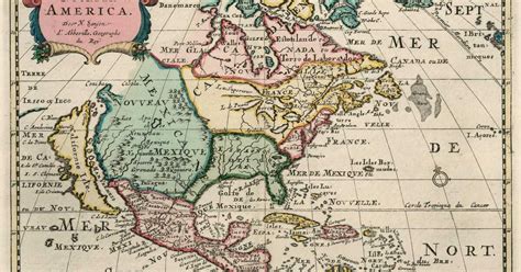 Kaart Van Noord En Midden Amerika Atlas Of Mutual Heritage