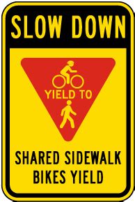 Yield To Pedestrian Signs Large Selection Ships Fast