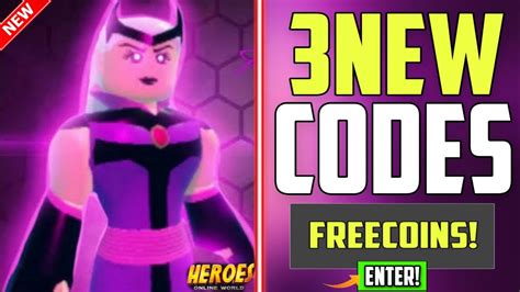 New Heroes Online World Codes Roblox Heroes Online Codes