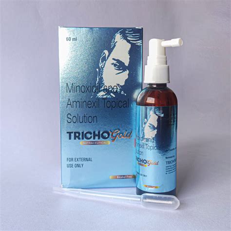 Shop Tricho Gold Minoxidil Aminexil Topical Solution Online