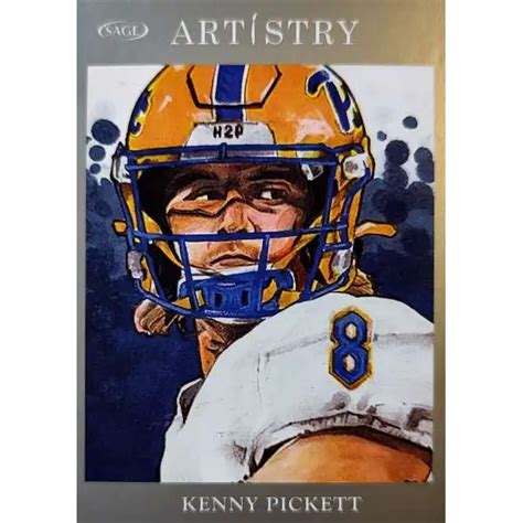 Nfl Artistry Football Single Card Black Kenny Pickett Rookie