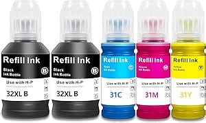 Amazon Esiwerjob Compatible Xl Ink Bottle Replacement For