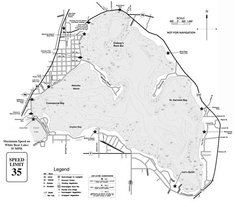 White Bear Lake Topographic Map - Goldie Georgeanna