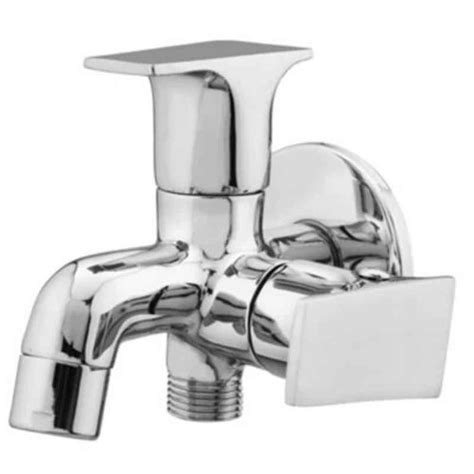 Buy Drizzle Swift 2 In 1 Brass Chrome Finish Silver Bib Cock