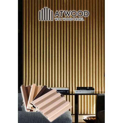 Jual Atwood Panel Wpc Dinding Wall Panel Partisi Kayu Pvc Wood