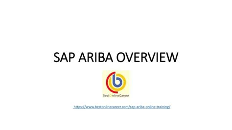 PPT SAP Ariba Online Training SAP Ariba Training Material