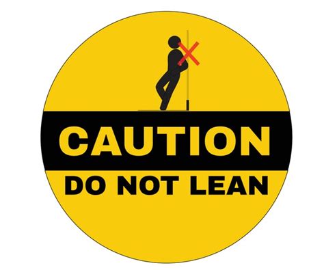 Do Not Lean Against Wall Royalty Free Images Stock Photos Pictures