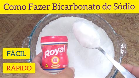 COMO FAZER BICARBONATO DE SÓDIO CASEIRO PARA LIMPEZA DOMÉSTICA!! - YouTube