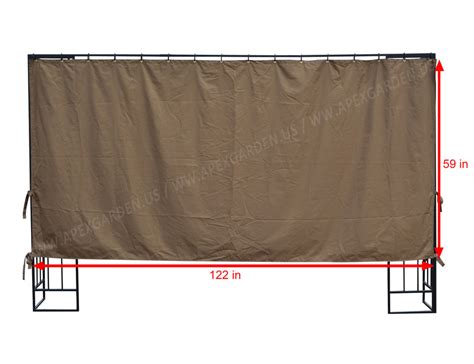 Apex Garden Universal 10 Gazebo Privacy Side Panel Apex Garden Us