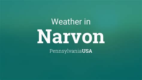 Weather for Narvon, Pennsylvania, USA