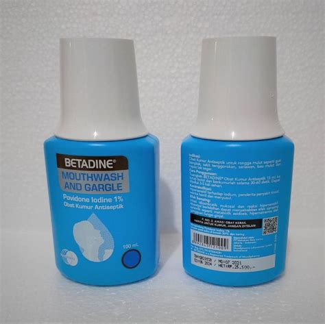 Betadine Mouthwash And Gargle 100 Ml Lazada Indonesia