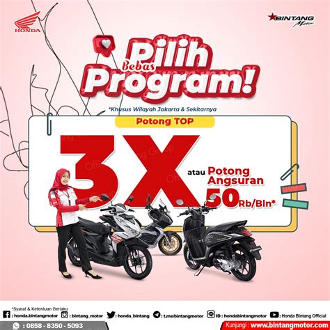 Festival Promo Februari Bintang Motor Jakarta Honda Bintang Motor