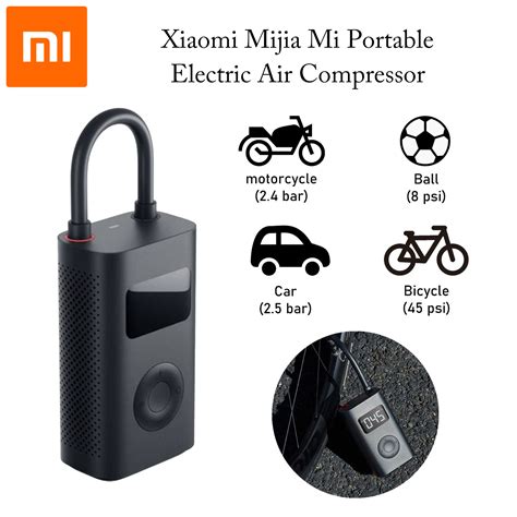 Xiaomi Electric Air Pump Mijia Portable Rechargeable Inflator Smart