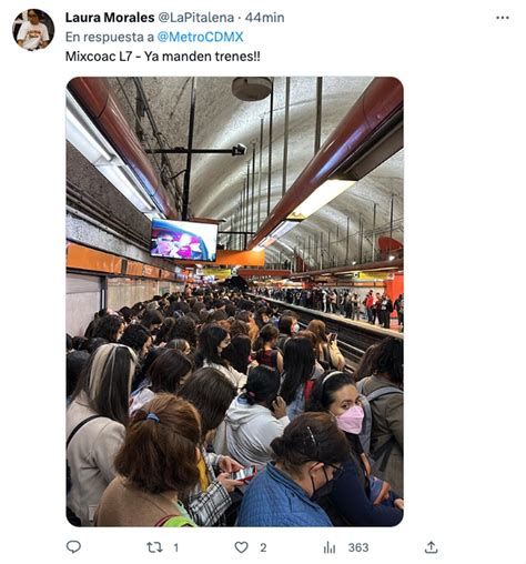 Qu Pas En La L Nea Del Metro Cdmx Usuarios Reportan Retrasos De