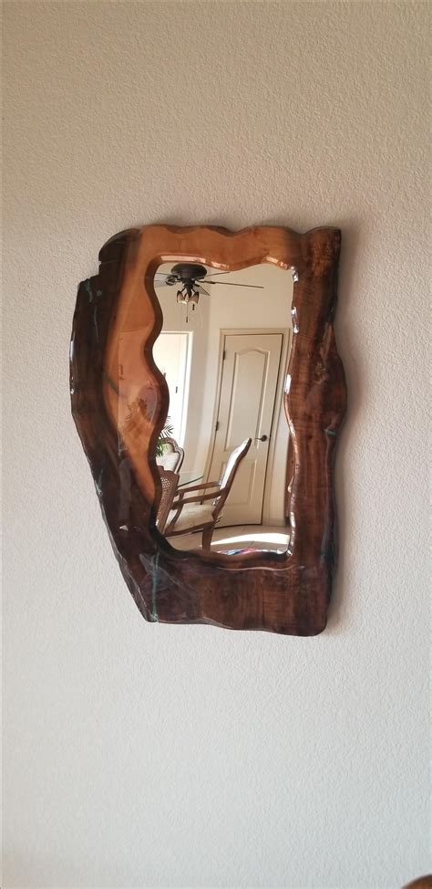 Buy Handmade Live Edge Mirror Made To Order From Woodworking