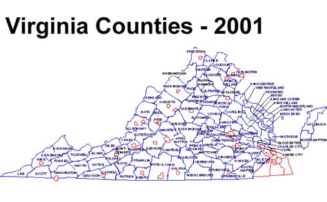 virginia county map with county names free download - printable ...