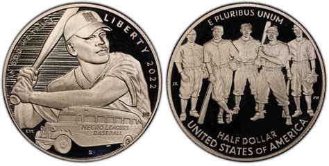 S C Negro Leagues Baseball Dcam Proof Modern Silver And Clad