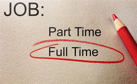 Full Time Job Stock Image Image Of Hired Written Pencil 62507143