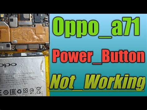 Oppo A Power Button Not Working Problem Solve How To Make Phone