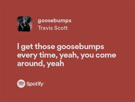 Goosebumps Travis Scott Lyrics