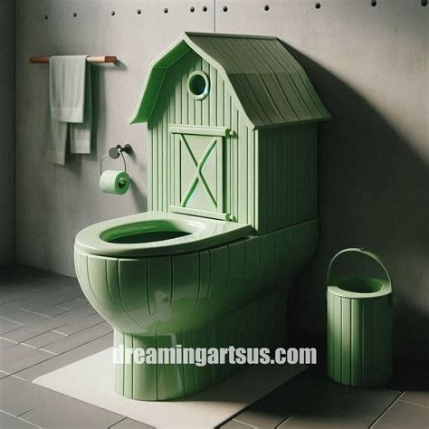 Barn Shaped Toilets: Unique And Impressive Toilet Design From The Barn Idea