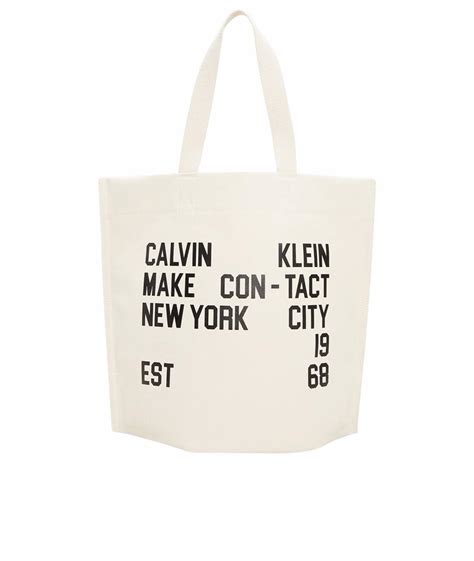 CALVIN KLEIN Бежевая пляжная сумка для женщин – купить в интернет ...