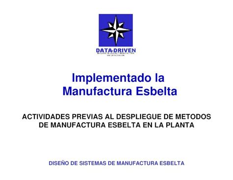 Pdf El Proceso De Implementar Manufactura Esbelta Dokumen Tips