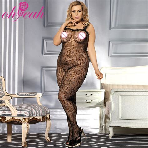 Sexy High Quality Fishnet Transparent Hollow Out Lingerie For Women Bodystocking Nylon And