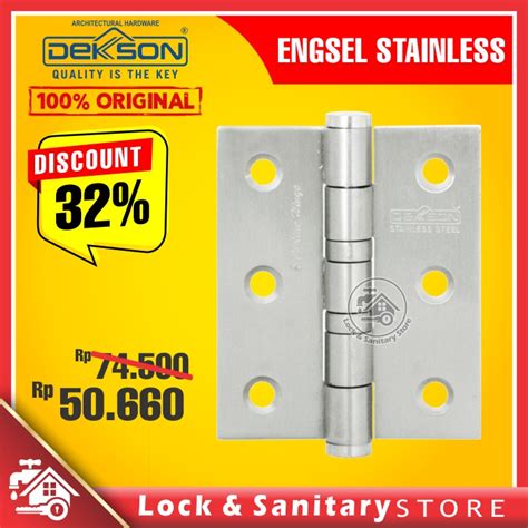 Jual Engsel Dekson Dekkson ECOLINE 3X2 5X2MM 2BB SSS Engsel Jendela