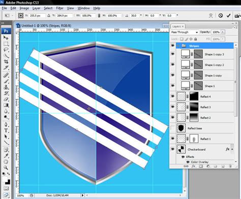 How To Create An Icon Shield Using Photoshop Special Effects