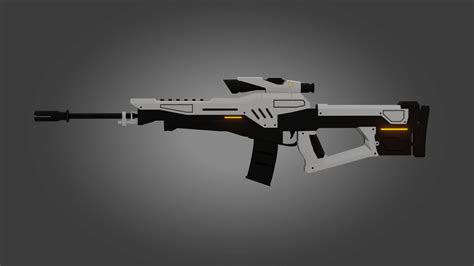 sci fi rifle  model  sathak