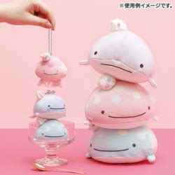 Plush Super Mochi Mochi Manmaru S Pink Jinbesan Ice Kurage Meccha Japan