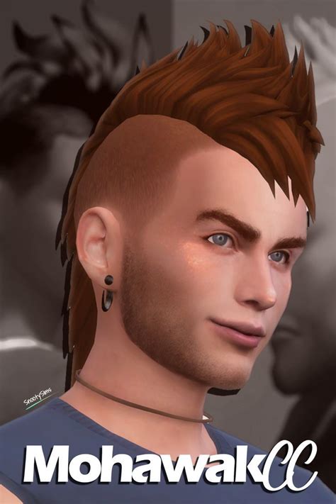 Latest Sims 4 Mohawk Hairstyle Custom Content In 2023 Sims Sims 4 Sims Hair