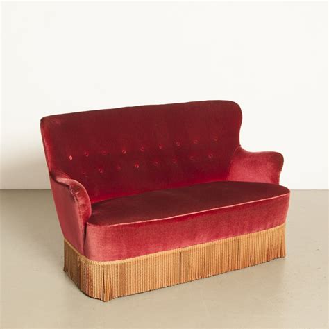 Theo Ruth Artifort Sofa In Red 88544