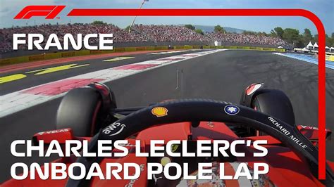 Charles Leclerc S Onboard Pole Lap 2022 French Grand Prix Pirelli