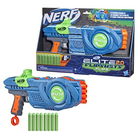 【孩之寶hasbro】 Nerf 菁英系列 急速翻轉8射擊器 Pchome 24h購物